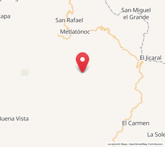 Map of Joya Real, Guerrero