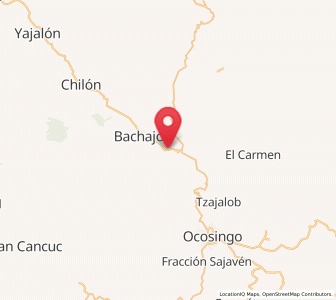 Map of Joybé, Chiapas