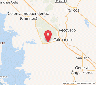Map of Juan Aldama (El Tigre), Sinaloa
