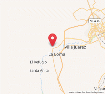 Map of Juan E. García, Durango