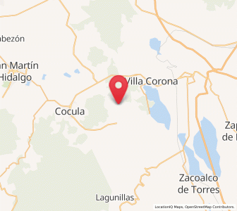 Map of Juan Gil Preciado, Jalisco