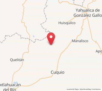 Map of Juchitlán, Jalisco