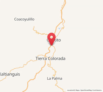 Map of Julián Blanco (Dos Caminos), Guerrero
