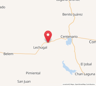 Map of Justicia Social, Campeche