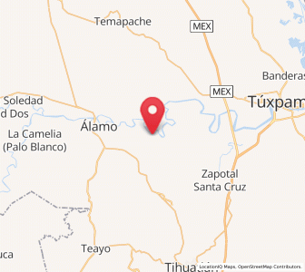Map of Kilómetro Treinta y Tres (Paso Real), Veracruz