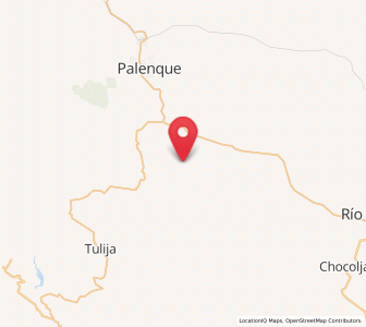 Map of La Aurora, Chiapas