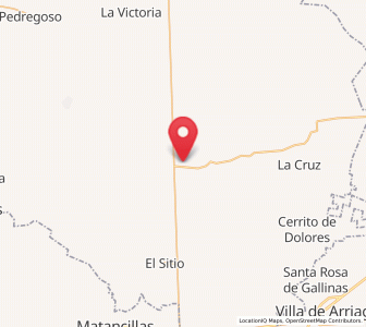 Map of La Blanca (Chihuahua), Zacatecas