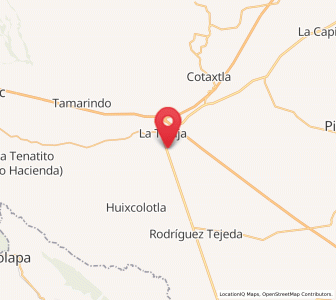 Map of La Campana, Veracruz