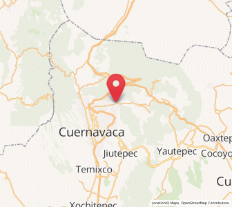 Map of La Cañada, Morelos