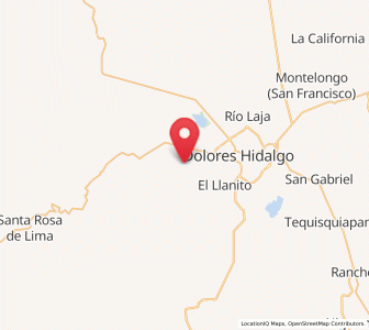 Map of La Cantera, Guanajuato