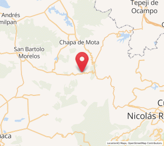 Map of La Capilla, México