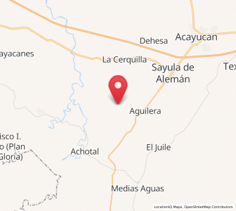 Map of La Caudalosa, Veracruz