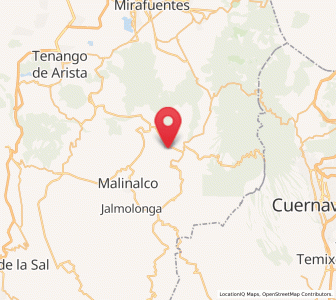 Map of La Ciénega, México