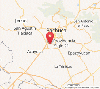 Map of La Colonia, Hidalgo