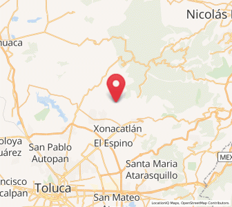 Map of La Concepción de Hidalgo, México