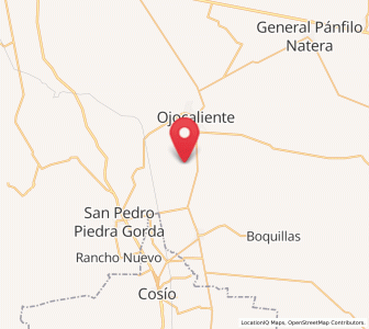 Map of La Concepción, Zacatecas