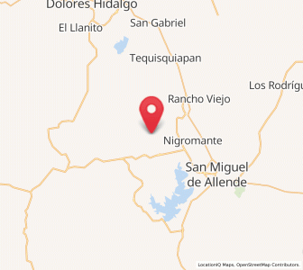 Map of La Cruz del Palmar, Guanajuato