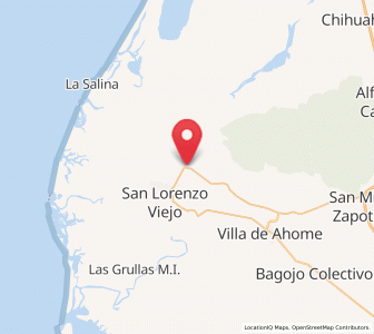 Map of La Despensa, Sinaloa