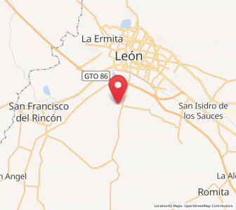 Map of La Esmeralda, Guanajuato