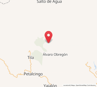 Map of La Esperanza del Porvenir, Chiapas