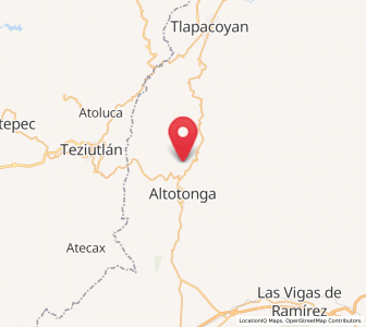 Map of La Florida, Veracruz