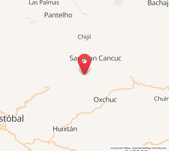 Map of La Frontera, Chiapas