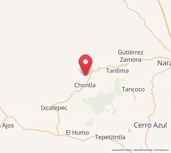 Map of La Garita, Veracruz