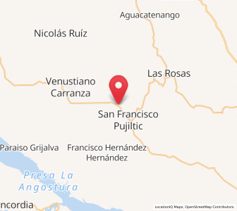 Map of La Gloria (La Tranca), Chiapas