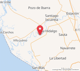 Map of La Goma, Nayarit