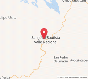 Map of La Gran Lucha, Oaxaca