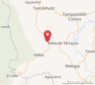 Map of La Herradura, San Luis Potosí