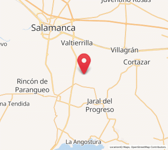 Map of La Isla, Guanajuato