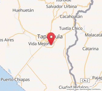 Map of La Joya, Chiapas
