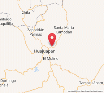 Map of La Junta, Oaxaca