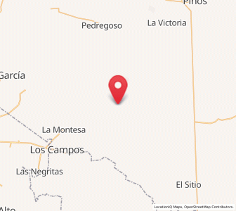 Map of La Laborcilla, Zacatecas