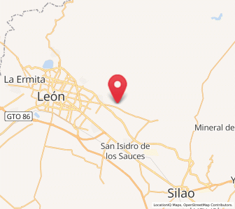 Map of La Laborcita, Guanajuato