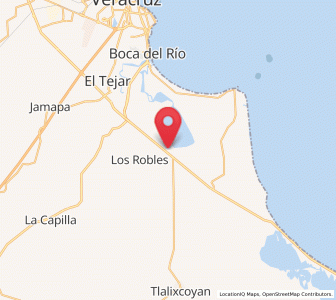 Map of La Laguna y Monte del Castillo, Veracruz