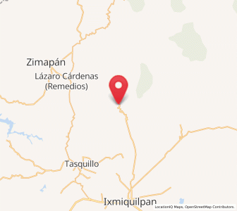 Map of La Lagunita, Hidalgo