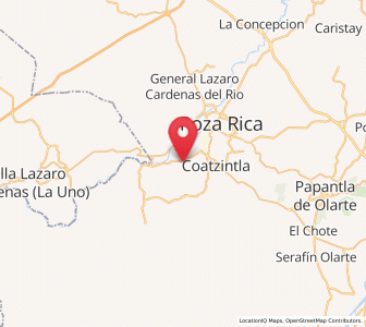 Map of La Laja, Veracruz