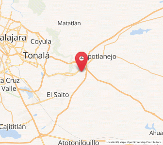 Map of La Loma, Jalisco