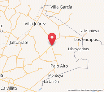 Map of La Luz, Aguascalientes