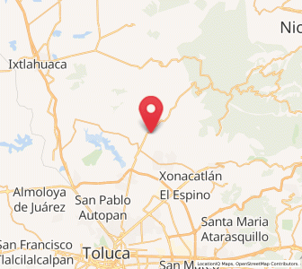 Map of La Magdalena Tenexpan, México