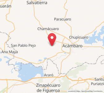 Map of La Merced, Guanajuato