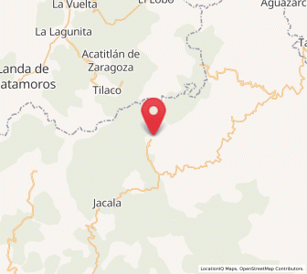 Map of La Misión, Hidalgo