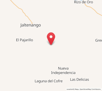 Map of La Paz, Chiapas