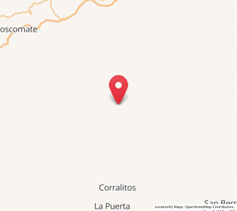 Map of La Peña, Durango