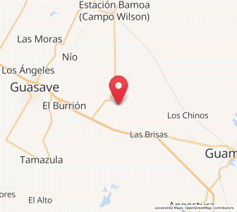 Map of La Pichihuila, Sinaloa