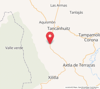 Map of La Pimienta, San Luis Potosí