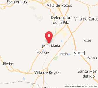 Map of La Presa (La Presita), San Luis Potosí
