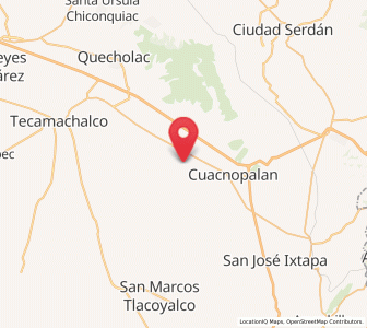 Map of La Purísima, Puebla